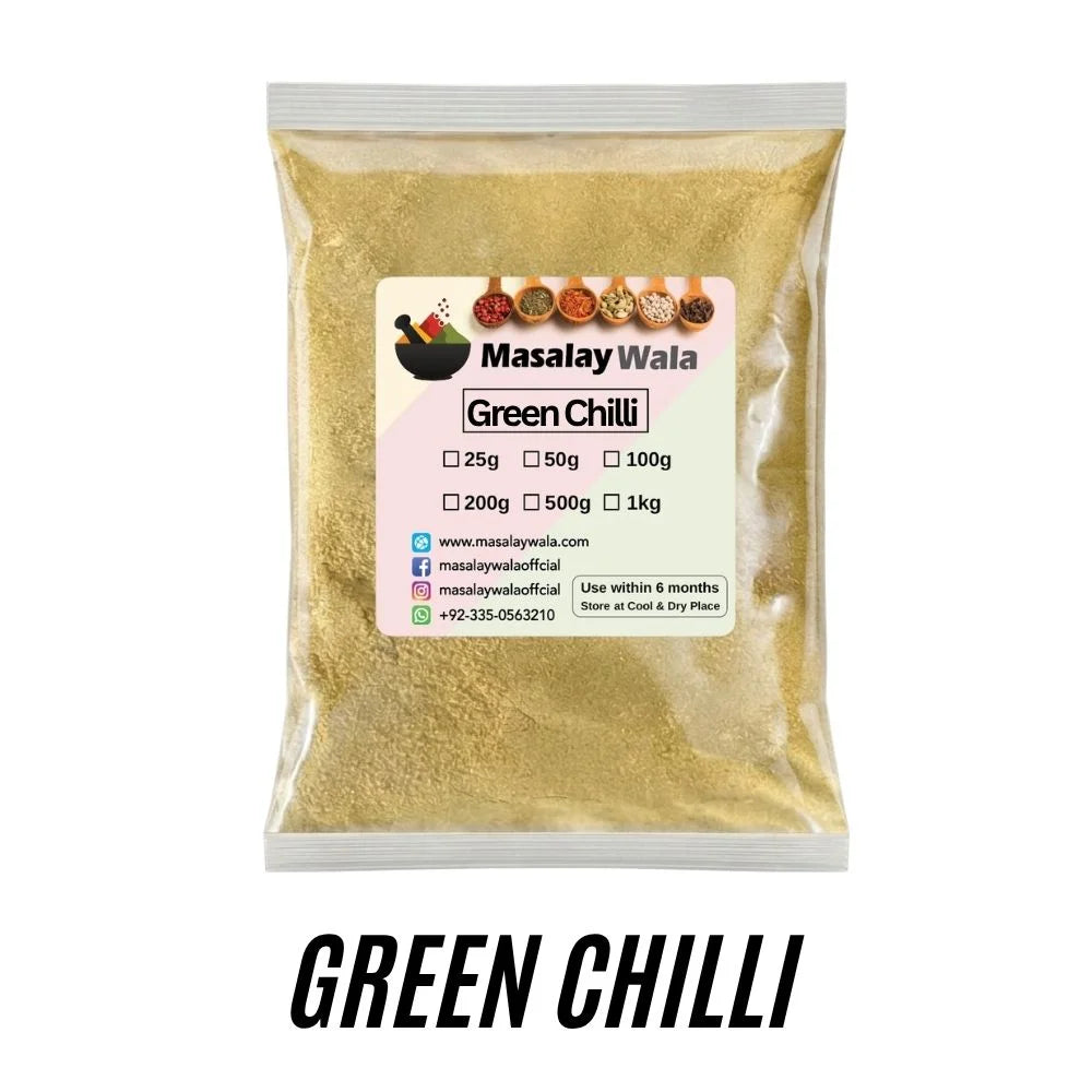Green Chilli Powder (Indian Spicy)
