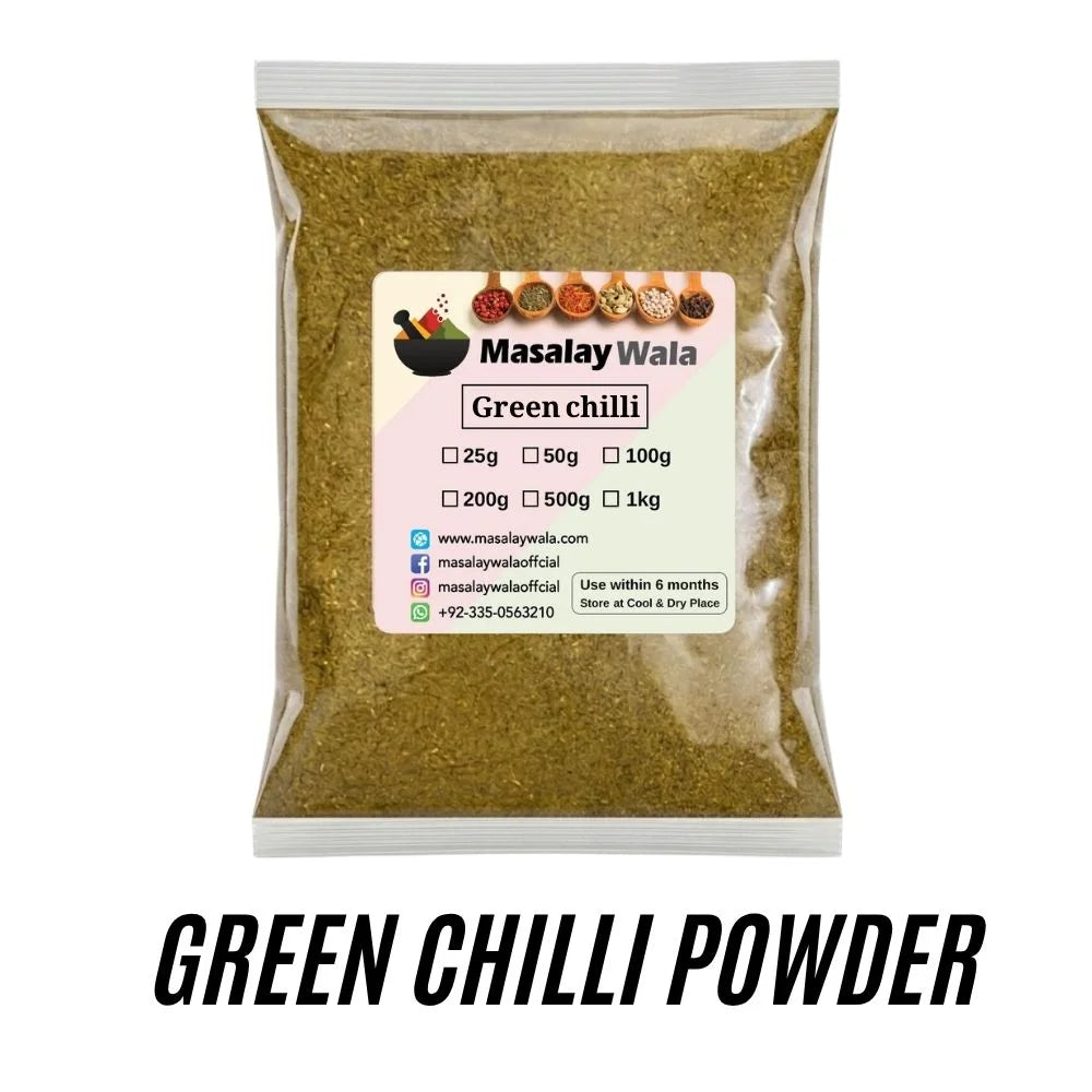 Green Chilli Powder (Indian Spicy)