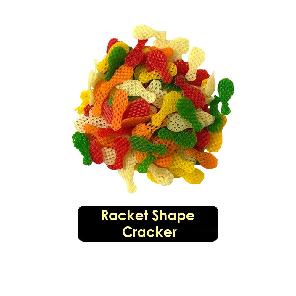 Racket Shape Cracker | Papad (Uncooked)